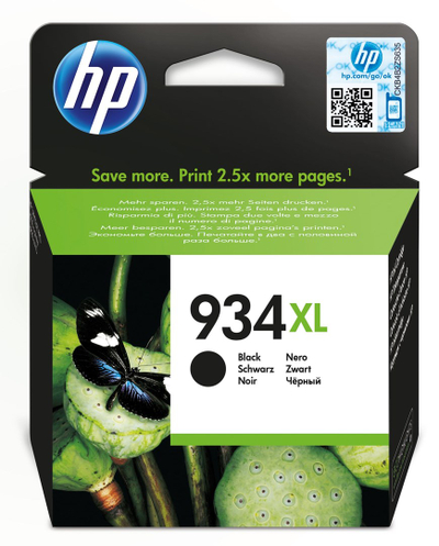 Кертриџ за мастило HP 934XL, инкџет, висок капацитет, црн