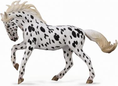 Figurinë kafshe Collecta Knabstrup Mare 88720, lodër edukative, ngjyrë kafe
