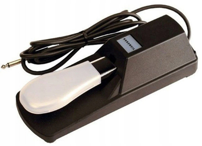 Pedal sustain Kurzweil KP-3, polaritet i këmbyeshëm, kabllo 1.8m, e zezë