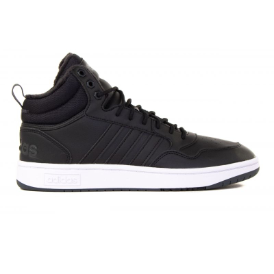 Atlete Adidas Hoops 3.0 Mid Wtr M GZ6679 për burra, të zeza