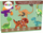 Puzzle magnetik Leantoys, me dinosaurë, me tabelë të bardhë