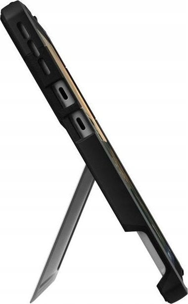 Mbulesë mbrojtëse Urban Armor Gear Scout për Microsoft Surface Pro 9, me stand të fut ndërtim, me rrip dore, e zezë