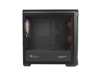 Kasë Genesis IRID 503 ARGB MICRO, Micro Tower, e zezë