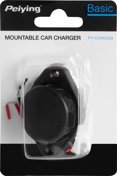 Karikues makine PEIYING PY-CHR0009, 2 porta USB, QC 3.0 dhe PD, 18W, i zi