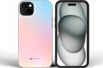 Kapak telefoni Forcell F-Protect Mirage për iPhone 16, gradient, Pinky Blue