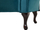 Shezlong Beliani Lattes Right Hand, kadife, 188 cm, blu teal