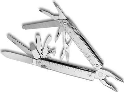 Multimjet Victorinox SwissTool III 3.0327.L, 27 funksione, çelik inoks, ngjyrë argjendi