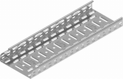 Kabllokanali i shpuar BAKS K 200x60, trashësi 0.5mm, gjatësi 3m, çelik i galvanizuar
