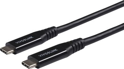 Kabllo VivoLink USB-C - USB-C (PROUSBCMM1.5), 1.5m, e zezë