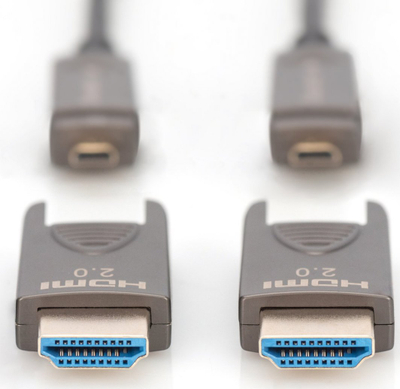 Kabllo HDMI Digitus AK-330127-100-S, 10m, UHD 4K, e zezë