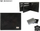Portofol lëkure Rovicky PC-107-BAR-2519, mbrojtje RFID, i zi