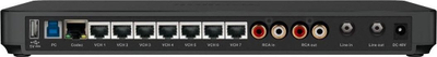 Procesor audio video Yealink AVHub, AI, për salla takimesh, i zi