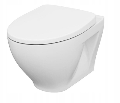 WC për në dysheme Cersanit Moduo, sistem CleanOn, kapak soft close, e bardhë