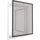 Rrjetë kundra insekteve Easy Life Window ALU, 100x120cm, për dritare, ngjyrë antracit