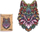 Puzzle druri PuzzleOK Mysterious Wolf, 120 copë, formë ujku, A3