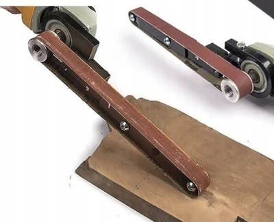 Aksesor sharrë me rrip zmerile për gërrmues me disk, komplet rripa, metal i zi