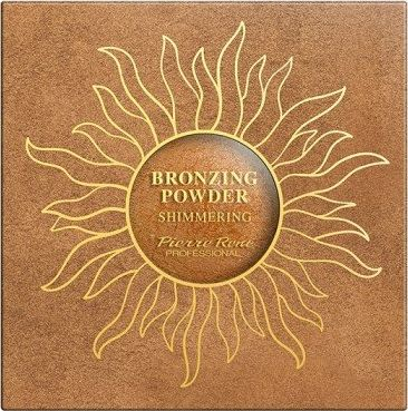 Компактен бронзен прав Pierre Rene Bronzing Powder Shimmering, 7.5g, со сјаен ефект