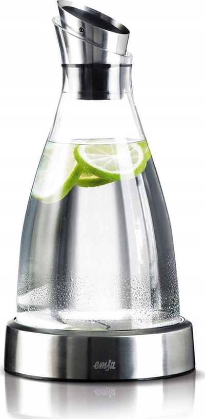 Termos Emsa Flow, 1L, çelik inox me xham, transparent