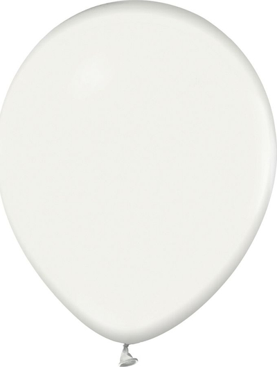Balona Godan Beauty&amp;Charm, 30 cm, set me 10 copë, të bardha metalike