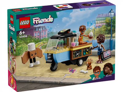 Lodër ndërtimi LEGO Friends Mobile Bakery 42606, set pastiçerie, për fëmijë