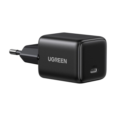 Karikues muri Ugreen X513 GaN, 30W, USB‑C me kabllo 1m, i zi