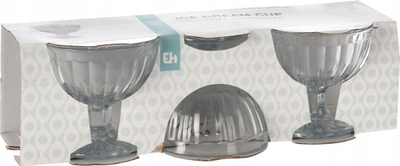 Set tasa qelqi për embëlsira, 6 copë, transparent