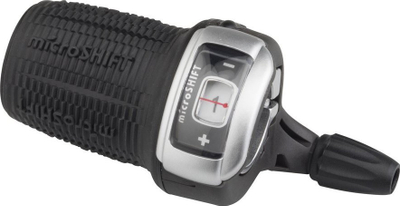 Ndrrues marshesh Microshift Twist Shifter, anës së majtë, 3 shpejtësi, i përputhshëm me Shimano