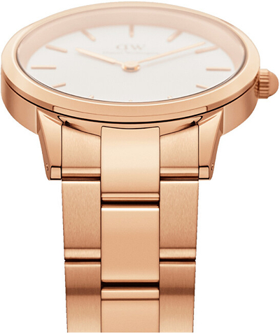 Orë dore goca Daniel Wellington Iconic Link 36 DW00100209, ari rozë