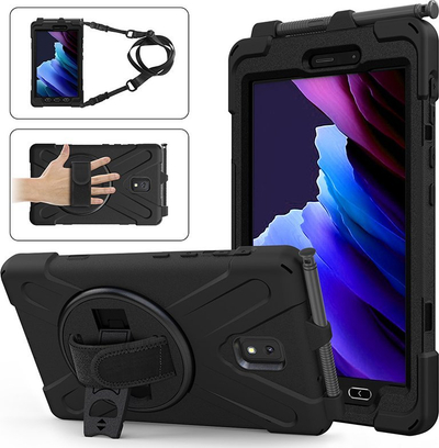 Mbulesë tablet eStuff Samsung Galaxy Tab Active3, 8", cover, e zezë