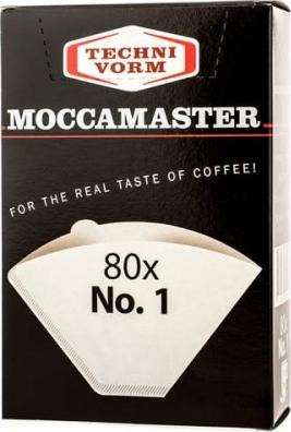 Filtera kafeje Moccamaster Coffee Nr.1, 80 copë