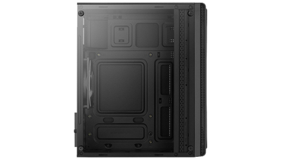 Kase kompjuterike Aerocool Evo Mini, mini tower, RGB, e zezë