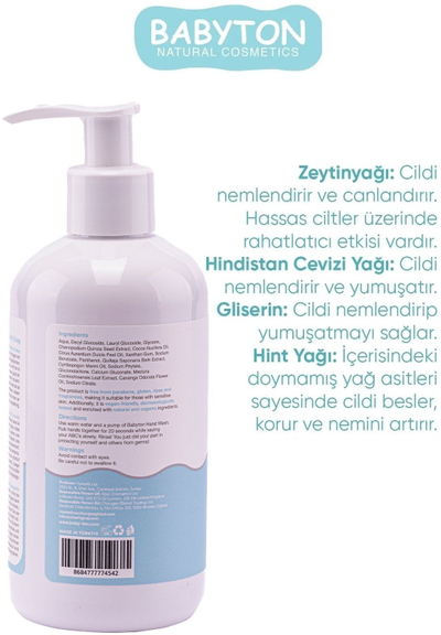 Sapun i lëngshëm për duar Babyton Baby & Kids, 250 ml