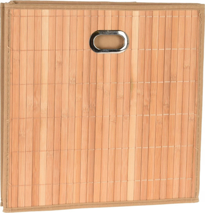 Кутија за организирање Storage Solutions Bamboo, 31x31 cm, природна боја