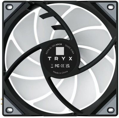 Ventilatorë PC TRYX ROTA SL 120 ARGB, set 3x120mm, Gen2 ARGB, të zinj