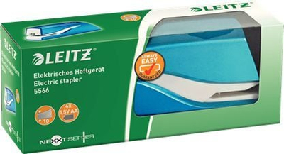 Kapëse elektrike Leitz WOW 10s, 10 fletë, blu