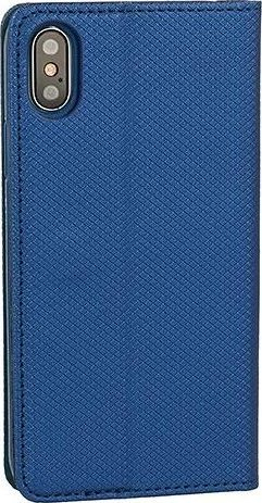 Këllëf libri Smart Magnet për Samsung M23 M236, me magnet, me xhep karte, blu navy