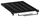 Raft kabineti 19" Lanberg AK-1005-B, 1U, 800mm, i zi