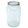 Set kavanoza qelqi Weck WE-776-100PUZ, 3000 ml, me kapak dhe kapëse, transparent