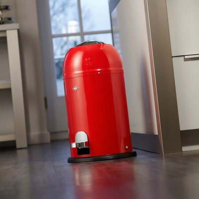 Kos mbeturinash Wesco Kickmaster Junior 8012192, 12L, me pedale, i bardhë