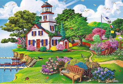 Puzzle druri Trefl Wood Craft Summer Haven, 501 copë, për të rritur