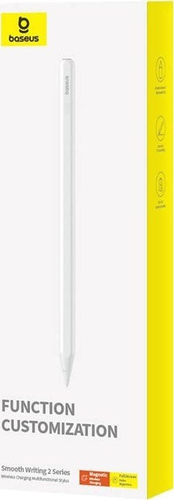 Laps dixhital Baseus Wireless Charging Stylus Gen3, palm rejection, ndjeshmëri pjerrësie, i bardhë