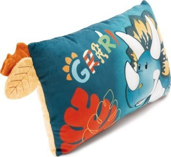 Jastëk lodër Nici Green Cerastupsy Mints, pelush, 43x25cm, shumëngjyrësh