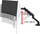 Krah monitori Ergotron HX 45-647-224, për monitor deri 49", për tavolinë, i argjendtë