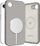 Mbrojtëse telefoni Tech-Protect Liquid Silicone për iPhone 16e, MagSafe, gri stone