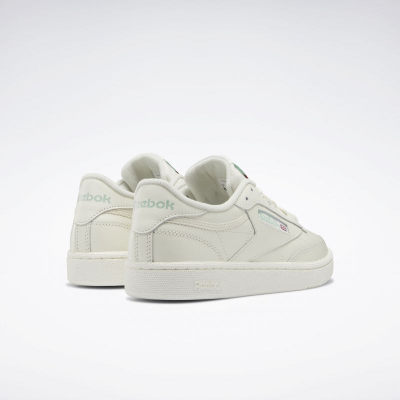 Патики Reebok Club C 85 Vintage W, кожа, за жени, бели