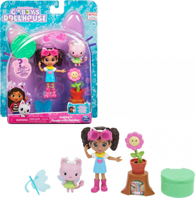 Set loje Spin Master Gabby’s Dollhouse Flower rific Garden Cat tivity, me figurina, për fëmijë 3