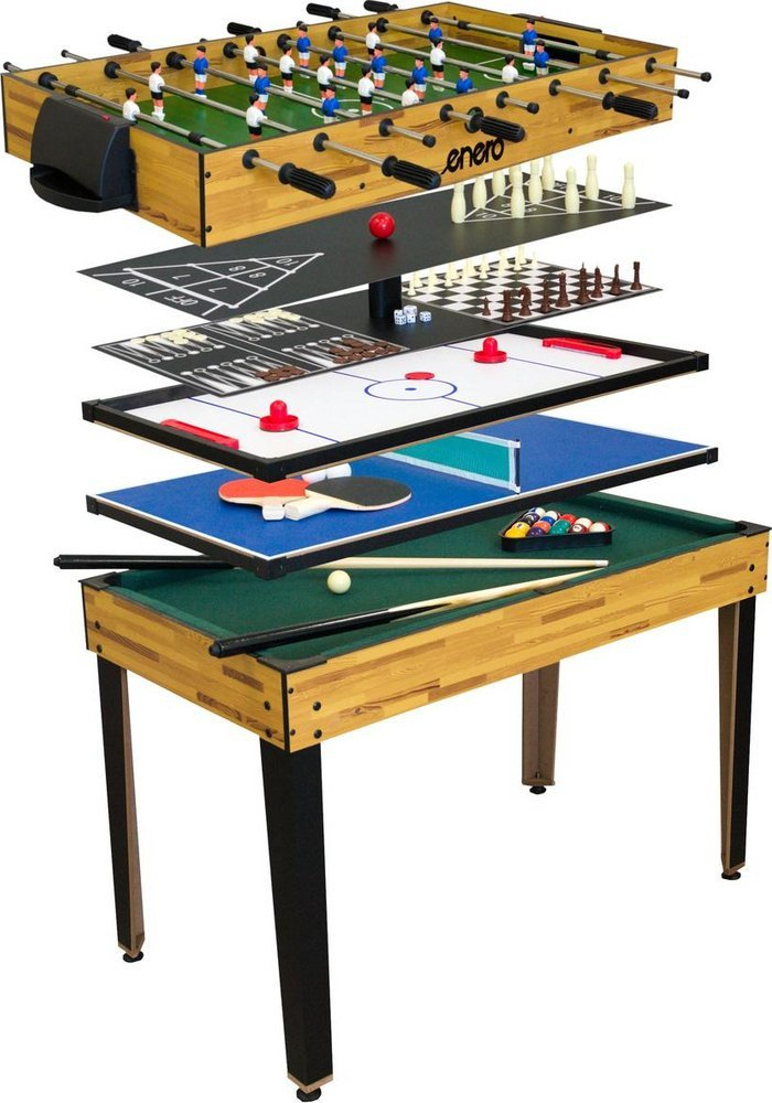 Tavolinë lojërash Enero Multi Game Table 9-in-1, MDF, shumëlojëshe
