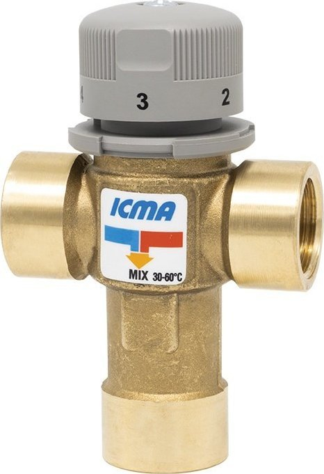 Përzierës termostatik Sourcing, 1/2", 30-65°C, bronzi