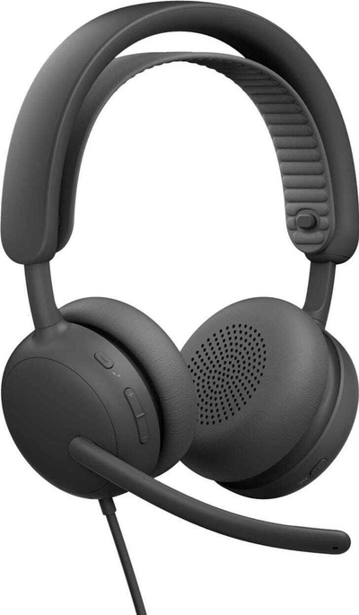 Kufje me mikrofon Logitech Zone Wired 2, USB, ANC, grafit