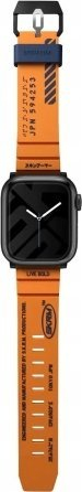 Rrip për Apple Watch Skinarma Shokku, 42 44 45mm, silikon, portokalli